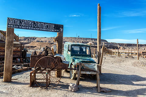 A stock photo of Humberstone, Chile.
