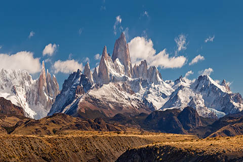 A stock photo of Monte Fitz Roy in the Southern Patagonia.